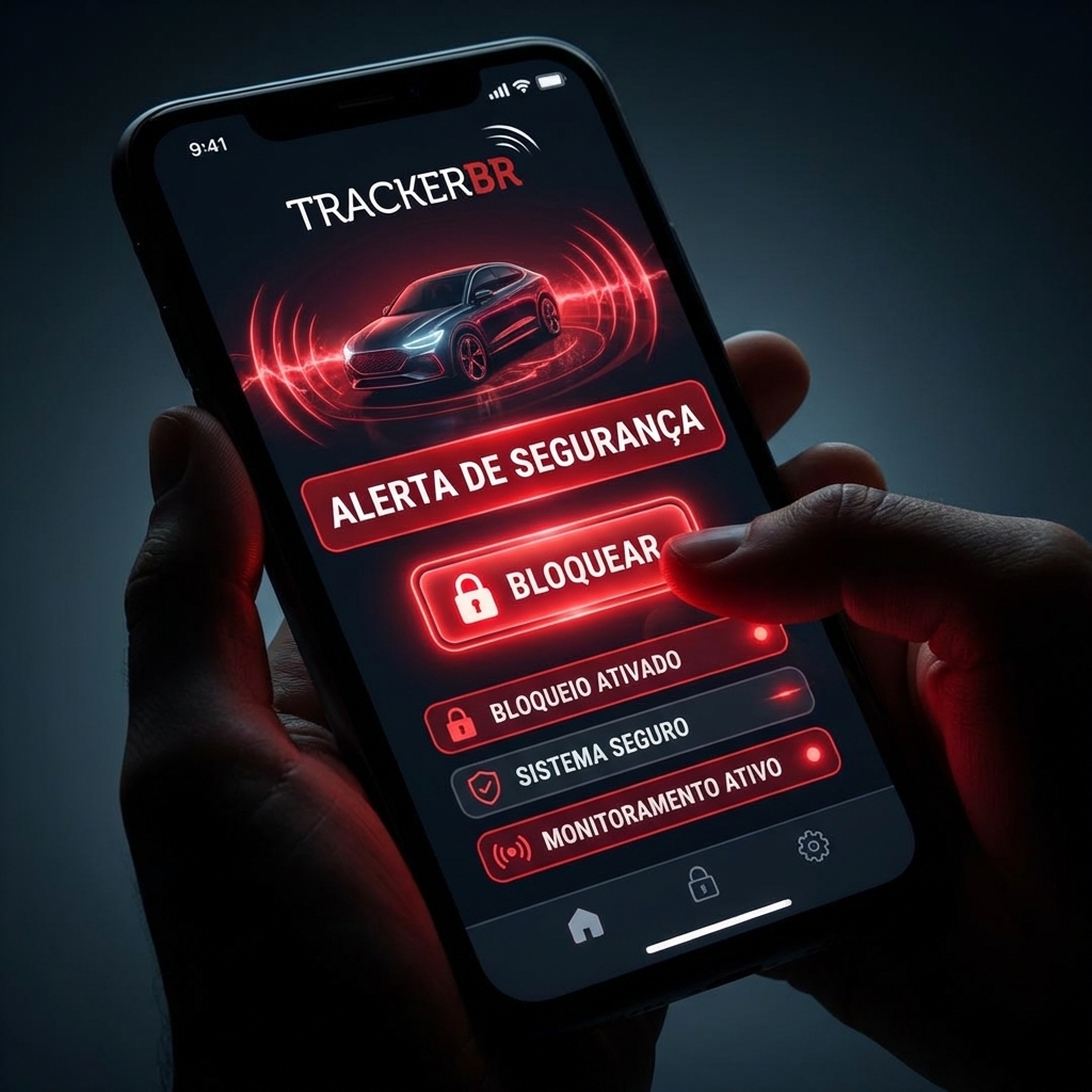 Rastreamento de frota com alerta de segurança e controle em tempo real
