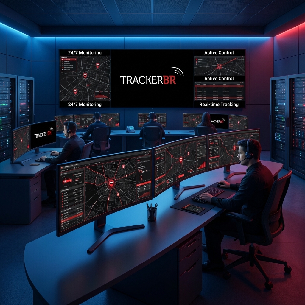 Monitoramento veicular 24 hr com controle de frota em tempo real